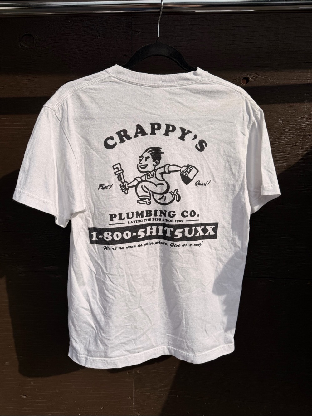 Men’s White Graphic Tee